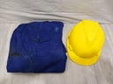 Overol talla G + Casco de seguridad