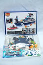 Set de bloques de construcción COGO Barco de patrulla de la policía, contiene 285 piezas (Usado, podrian faltar algunas piezas) (En caja, Buen estado)