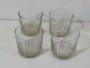 4 vasos de vidrio