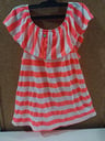 Remera aldeana con rayas + blusa de color amarillo Talle P