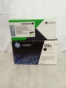 1 unidad de Toner Nro.55A, 1 unidad 05X vacíos para impresoras Laserjet HP, a recargar (Se desconoce el funcionamiento de todo) + 1 unidades de Toner: Nro.05A color negro + Un Toner 50Foxog Negro vacío Lexmark, a recargar (Se desconoce su funcionamiento)