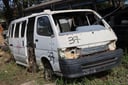 UNA CAMIONETA AMBULANCIA TOYOTA. PROCEDENCIA JAPONESA MODELO HIACE AÑO 1.993.