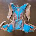 Mochila de senderismo celeste marca x-sport de Chenson ajustable (Usado, buen estado) 