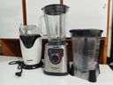 Electrodomésticos a reparar (1 pororera, 1 licuadora con jarra de vidrio y jara de licuadora)