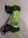 Speaker con linterna mini para bicicleta verde