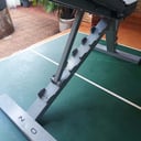 Banco plano regulable para gimnasio, excelente material.