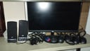 Monitor MTEK Full HD 16:9 75Hz con VGA / HDMI + kit parlantes + 5 mouses USB * En funcionamiento