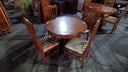Mueble para comedor: 1 mesa redonda + 4 sillas