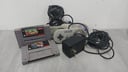 2 Video juegos de Super Nintendo + 3 Controles de Super Nintendo + Cargador (Se desconoce el funcionamiento de todo)