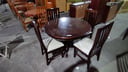 Mueble para comedor: 1 mesa redonda + 4 sillas