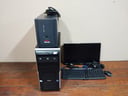 CPU + Monitor AOC + Mouse + Teclado + Cables + UPS. Placa madre ASUS P8H6-M procesador INTEL PENTIUM memoria RAM 4 GB disco duro 500 GB Seagate. (ENCIENDE)