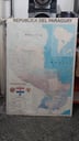 Cuadro de madera Mapa del Paraguay 1,40m x 90cm