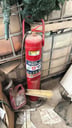 Extintor contra incendios de 25kg con rueditas