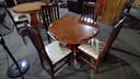 Mueble para comedor: 1 mesa redonda + 4 sillas