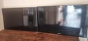 Dos televisores Led Samsung de 40” Smart y 43”, con las pantallas rotas 