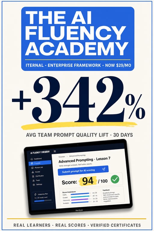 Iternal AI Academy: +342% average team prompt-quality lift in 30 days