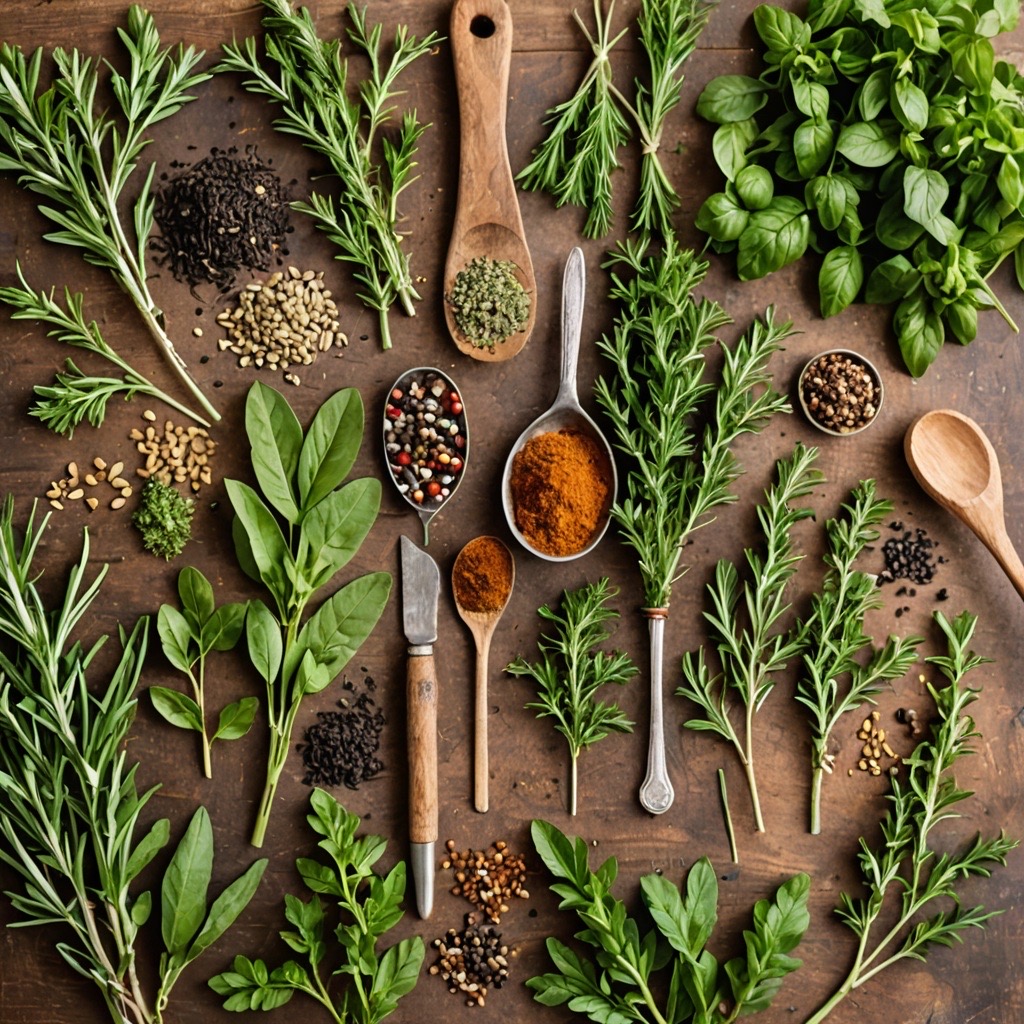 Herbs: the natural remedies