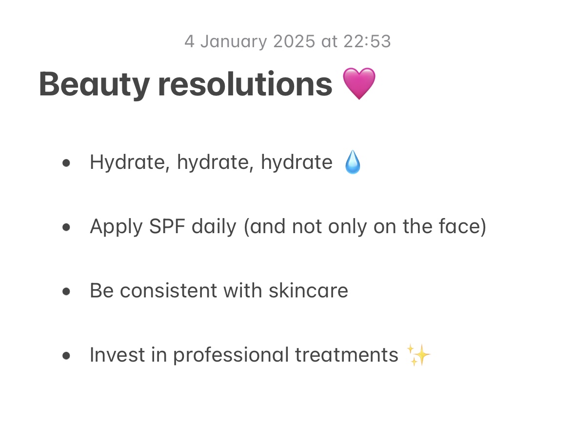 New Year, New You: Beauty Resolutions for a Radiant 2025