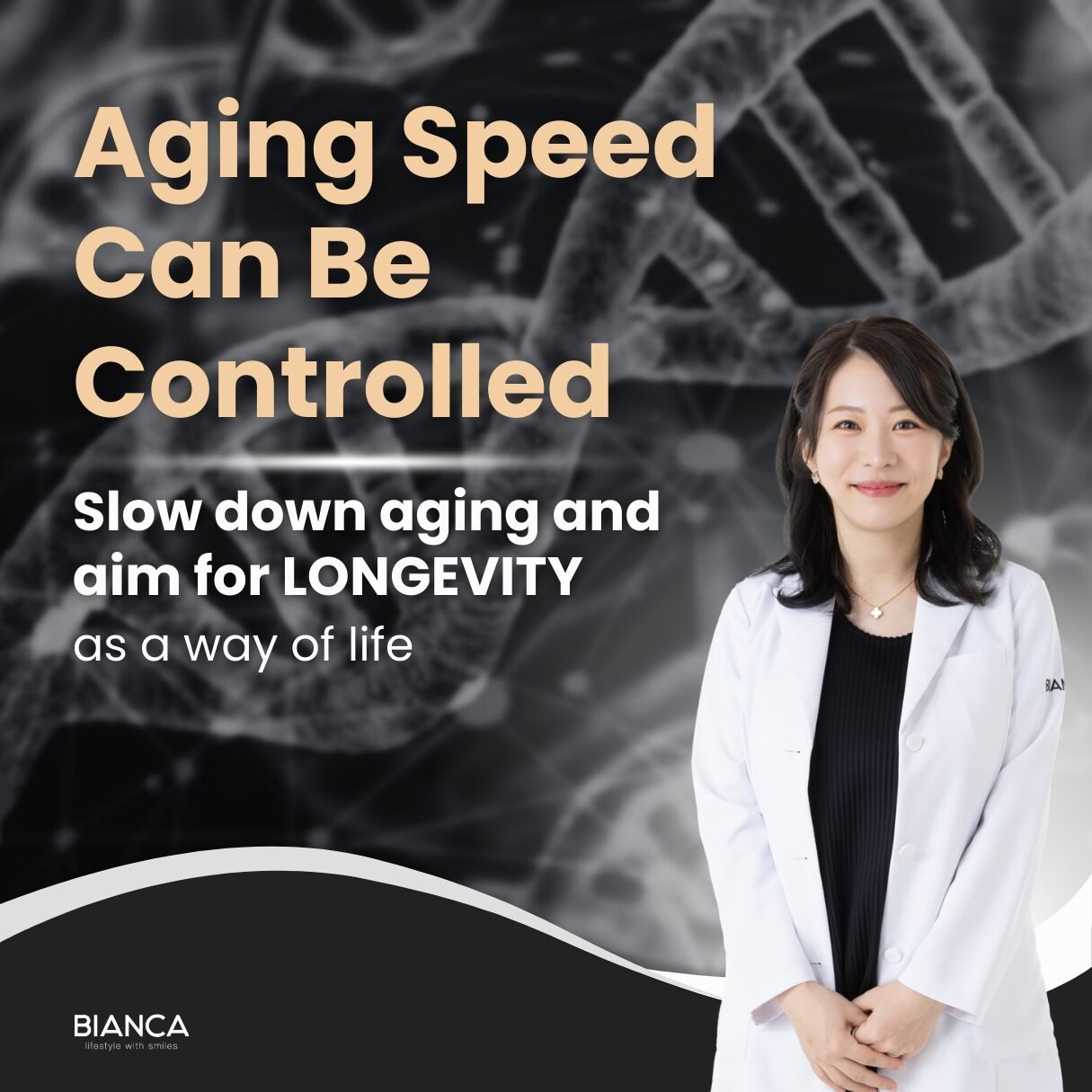 Take Control of Your Aging Speed! Explained by Yoko Maeda, Aesthetic Internal Medicine Doctor at BIANCA
