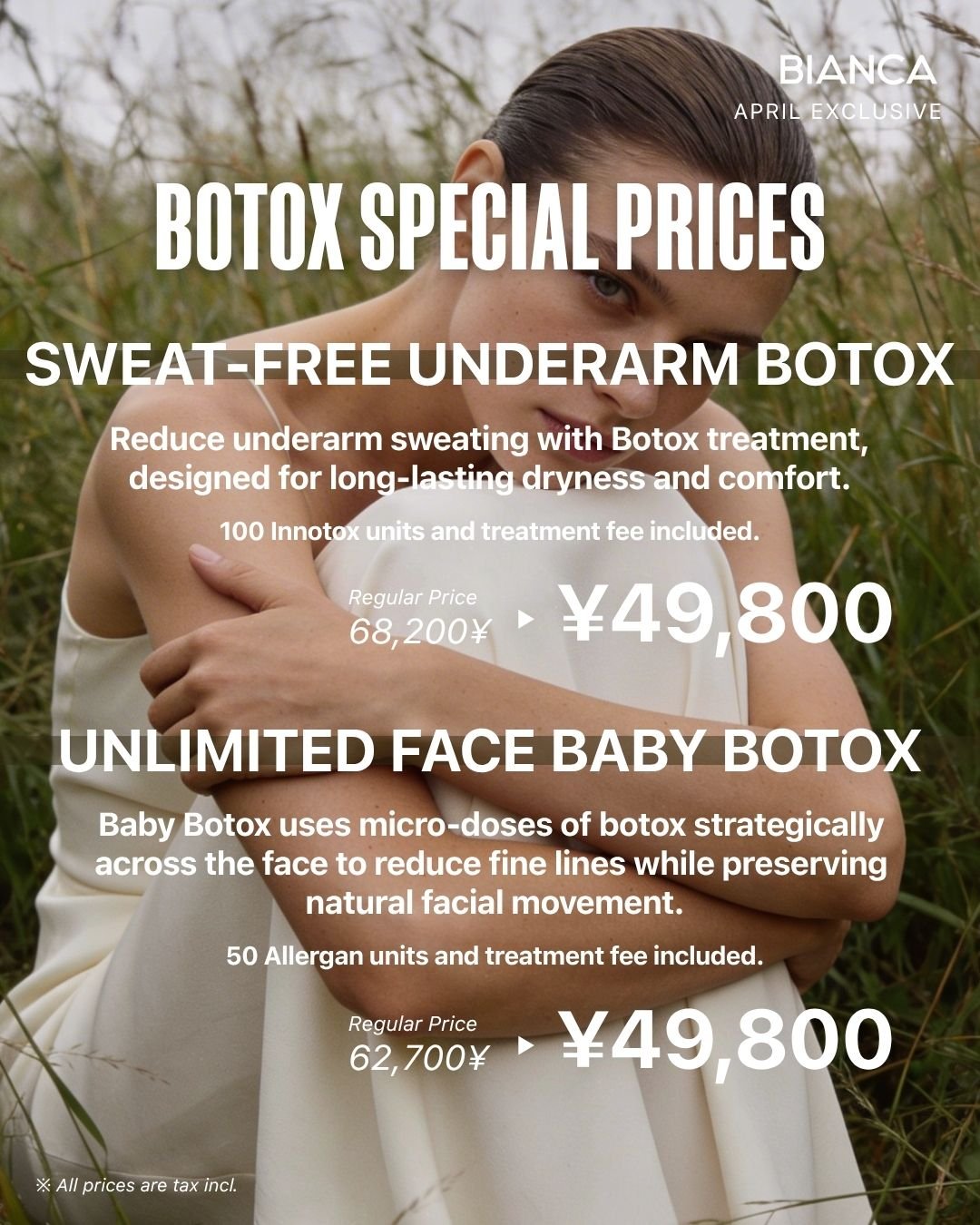 【April Exclusive】Sweat-Free Underarm Botox