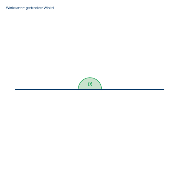 gestreckter winkel