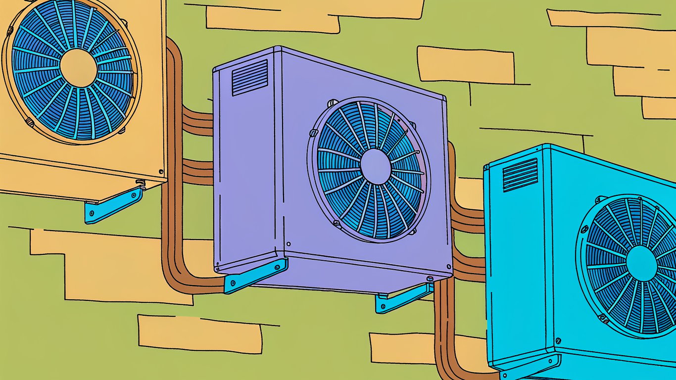 Comparison of wall-mounted, multi-split, and ducted heat pump systems