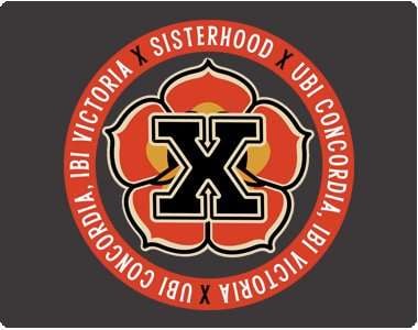straight edge ubi logo- xsisterhoodx logo