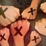 straight edge x'd up fist