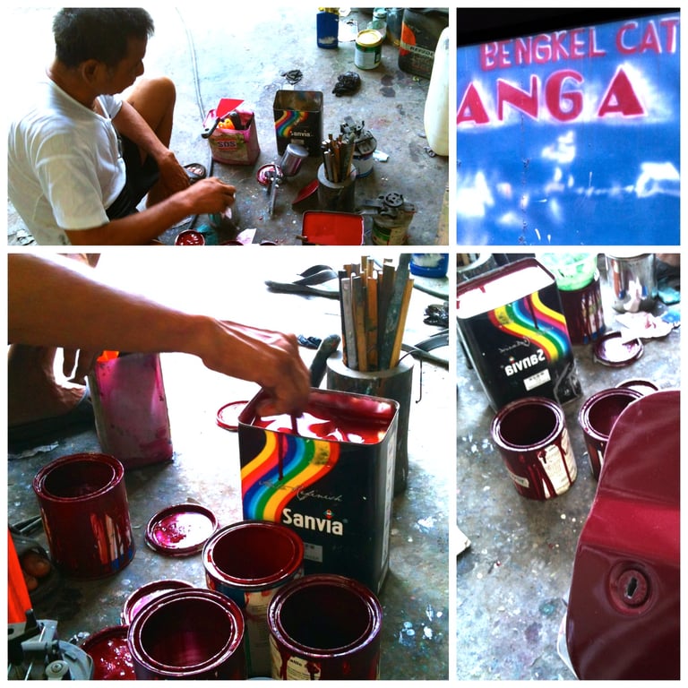 Anggara 'Adjiang' meneruskan Bengkel Anga