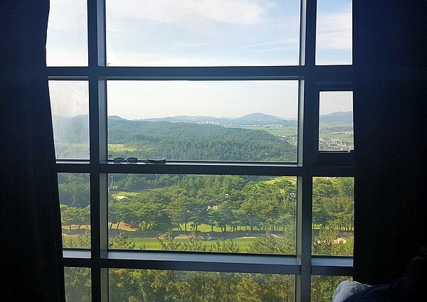 Hanwha Resort Gyeongju balcony view