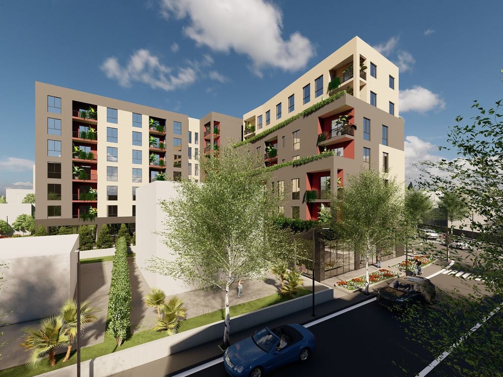 Appartamento 1+1 in Vendita nel Nuovo Progetto a Paskuqan, molto vicino alla Grande Circonvallazione e al Nuovo Viale.