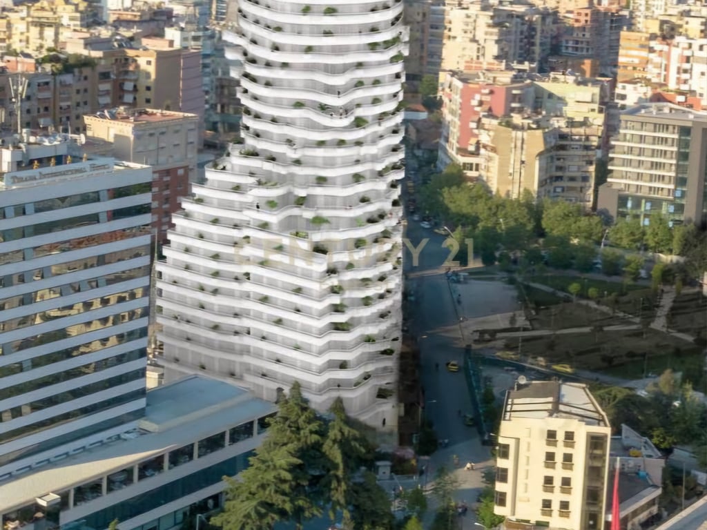 🏢Shitet Apartament 2+1 në "Tirana's Rock" – Një Kryevepër e Arkitekturës Unike✨️