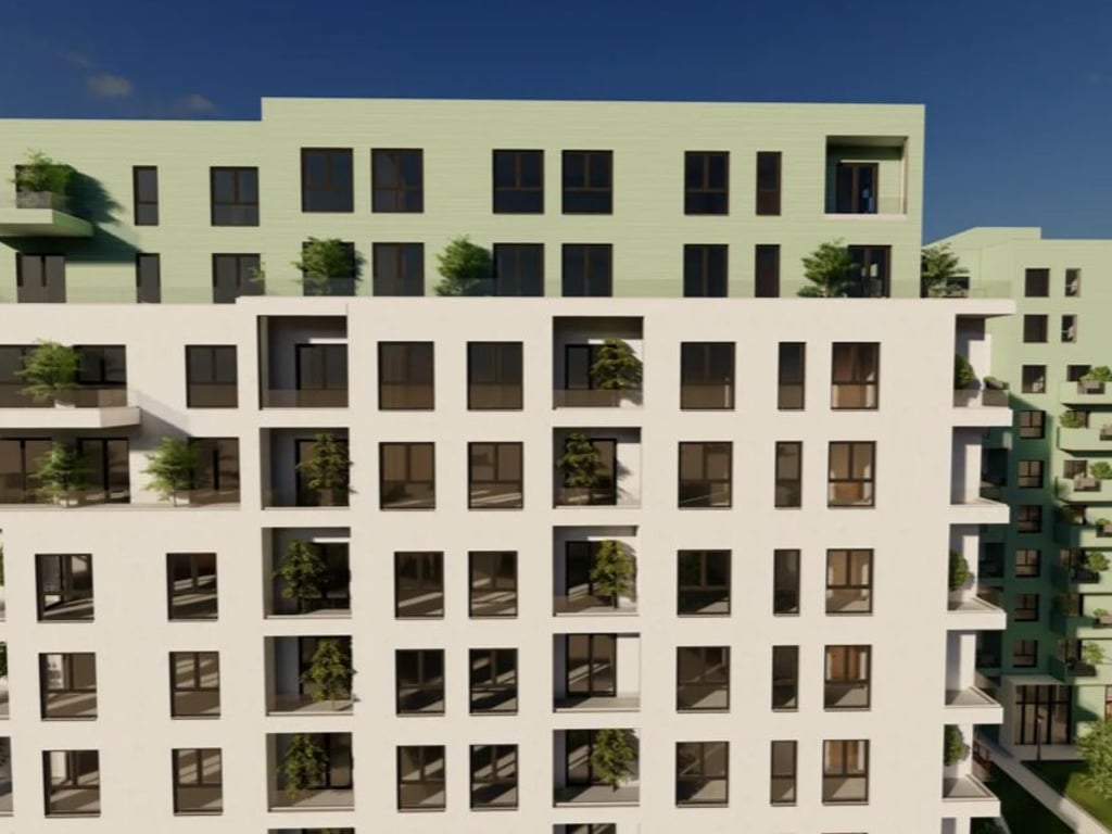 SHITET APARTAMENT 1+1 NE KOMPLEKSIN VIVA, ISH PARKU TIRANE