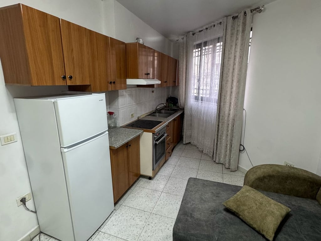 1+1 for rent on Durres Street, near the Polish Embassy.