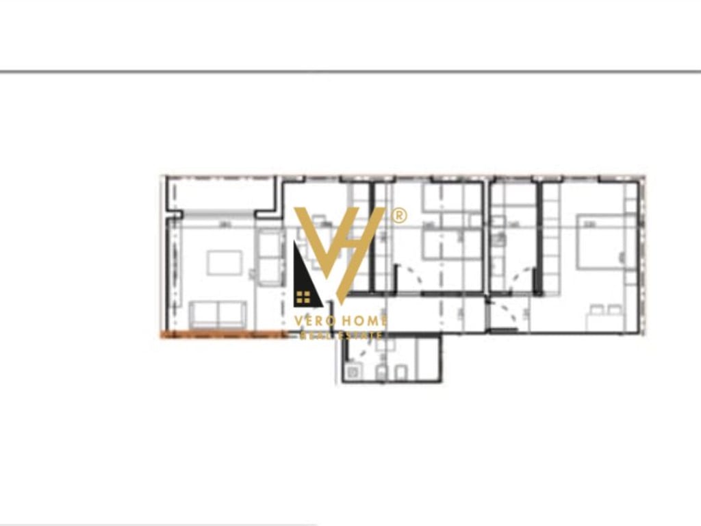 APARTMENT FOR SALE 2+1+BLOCK IN SAUK 184,300 EURO
