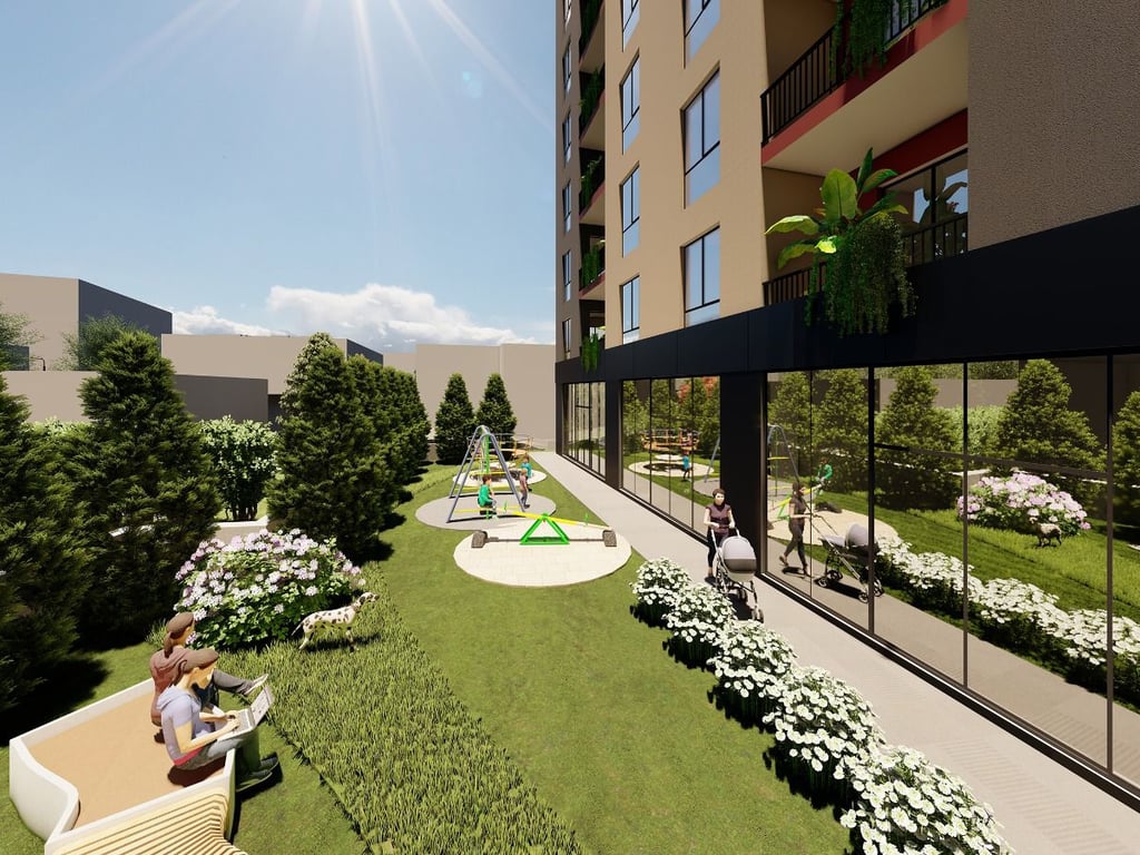 Appartamento 1+1 in Vendita nel Nuovo Progetto a Paskuqan, molto vicino alla Grande Circonvallazione e al Nuovo Viale.