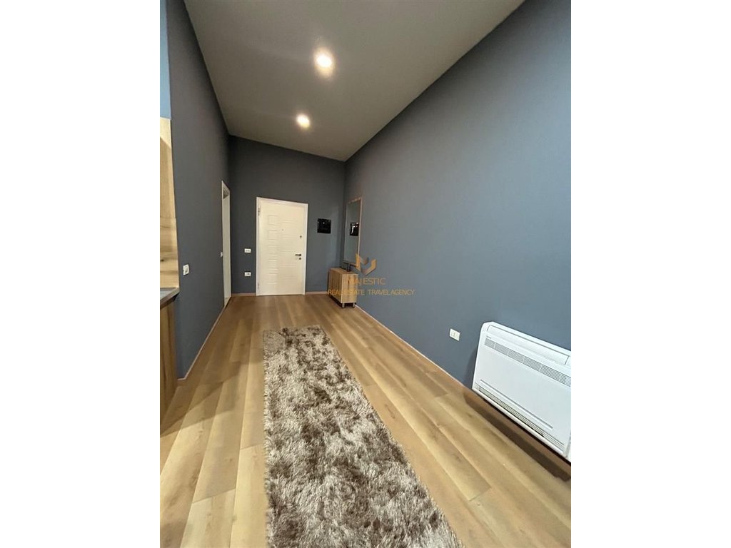 A 1+1 apartment is available for rent on Peti Liqeni Thate street.
