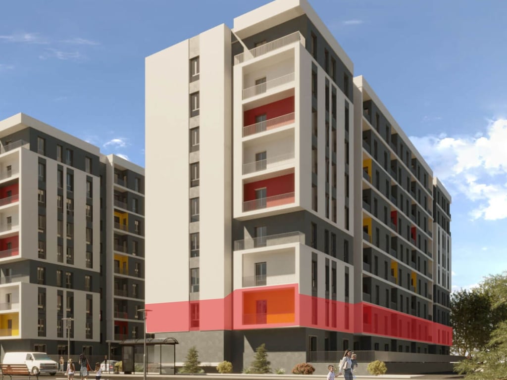 Shitet apartament 2+1+2 Univers City