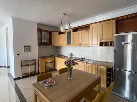 A 2+1 apartment is for rent in Bllok for 800 euros.