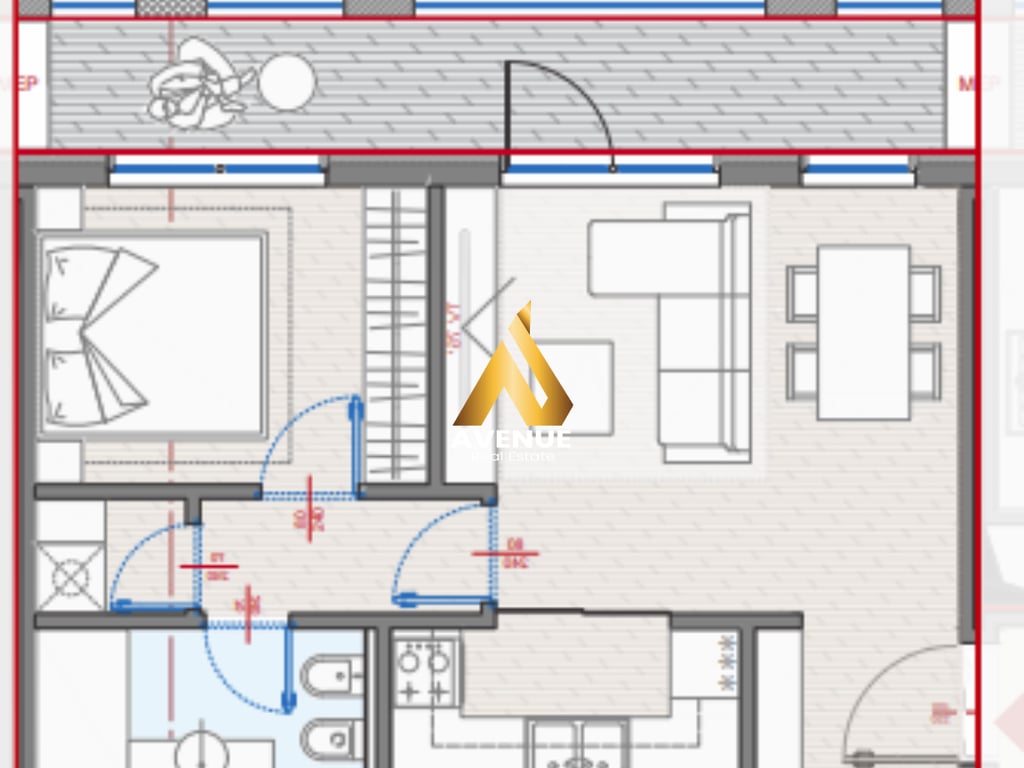 APPARTAMENTO 1+1 RESIDENZA MANHATTAN, ZOGU I ZI, TIRANA