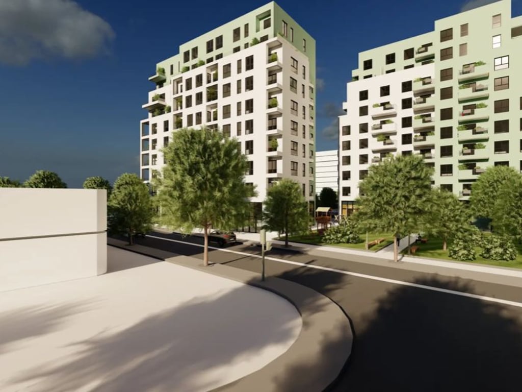 SHITET APARTAMENT 1+1 NE KOMPLEKSIN VIVA, ISH PARKU TIRANE