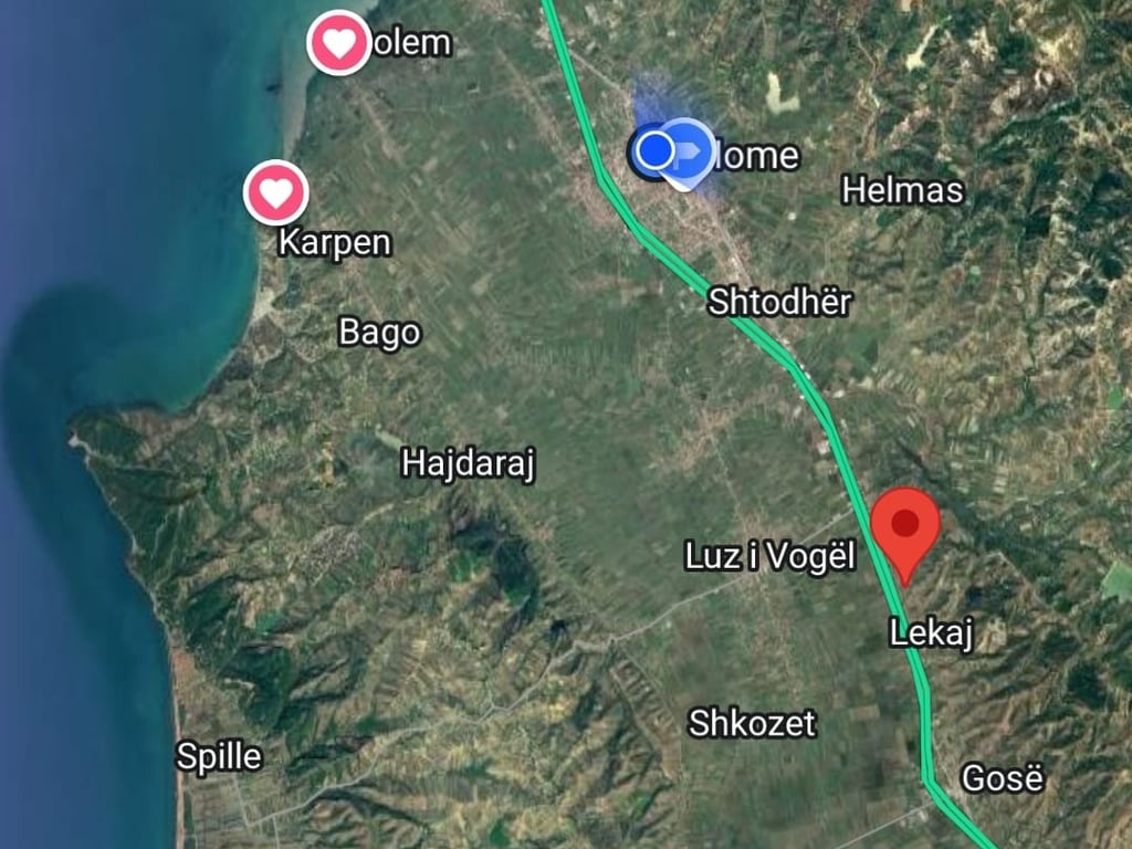 Lekaj, Land for sale, near the highway (1.5 km from the Spillese overpass)💥