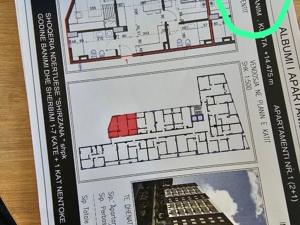 2+1 1050€ per m2 Paskuqan