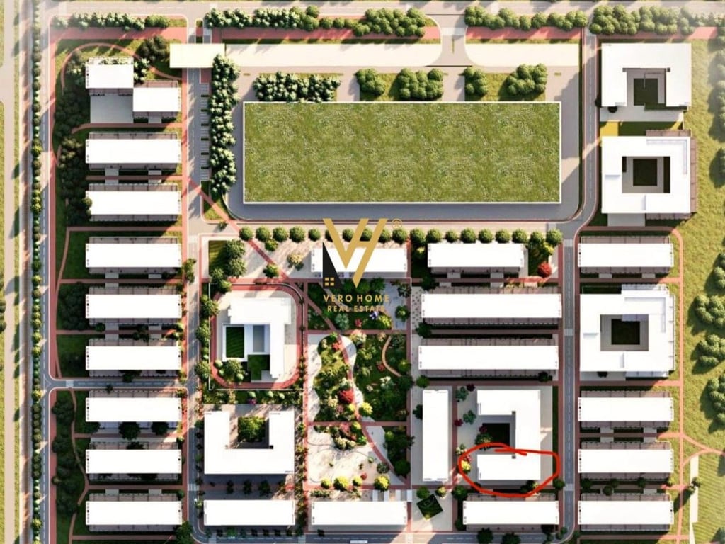VENDESI APPARTAMENTO 2+1+2+BLK A UNIVERS CITY 103.000 EURO