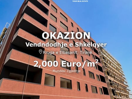 Vendesi appartamento 2+1, Via Elbasanit, Tirana
