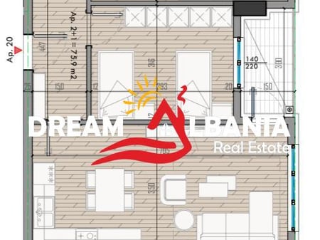 Appartamento 2+1 in Vendita a Univers City (ID 41211955)