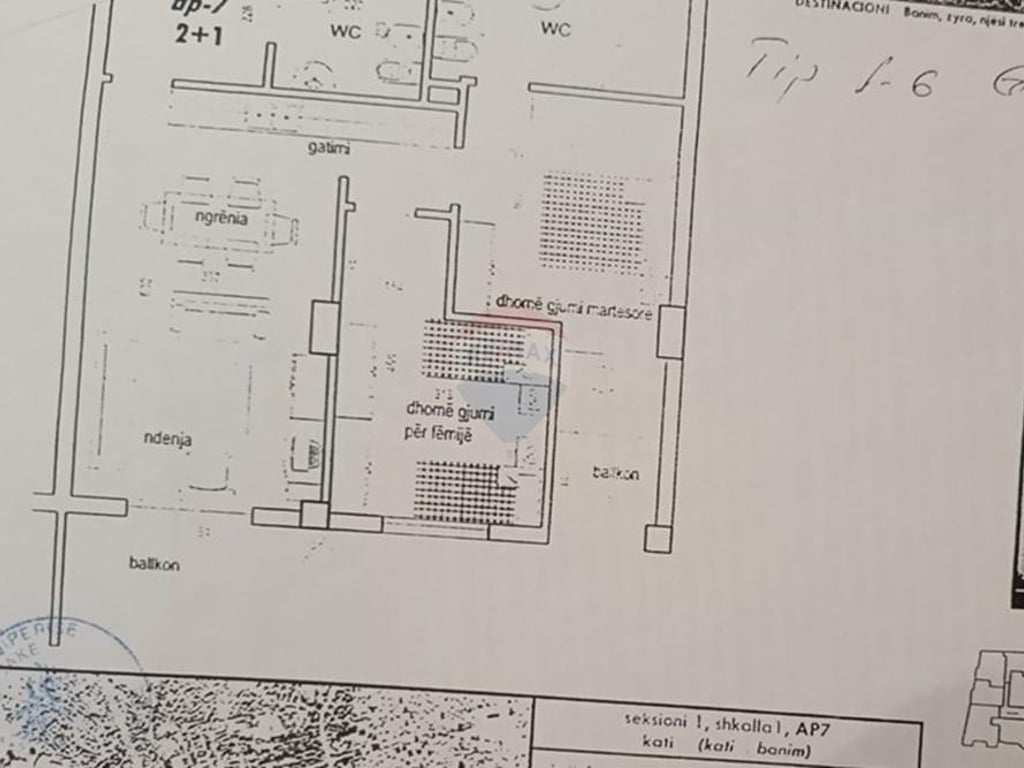 VENDESI APPARTAMENTO 2+1+2 A YZBERISHT!