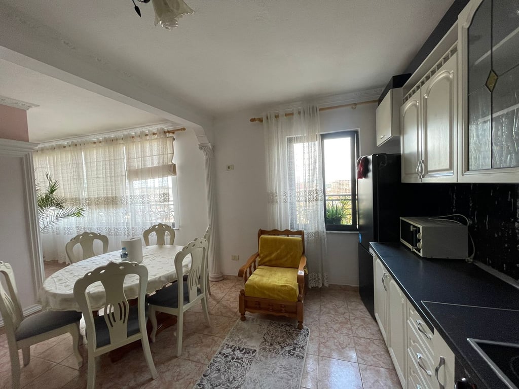 FOR RENT 2+1 APARTMENT + KITCHEN + 2 BATHROOMS, ARROW BUILDING, TIRANA.