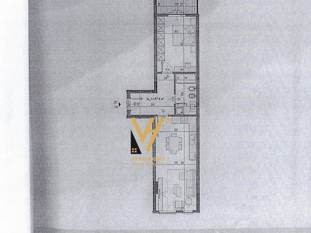 SHITET APARTAMENT 1+1+BLK NE KAMEZ 69.000 EURO