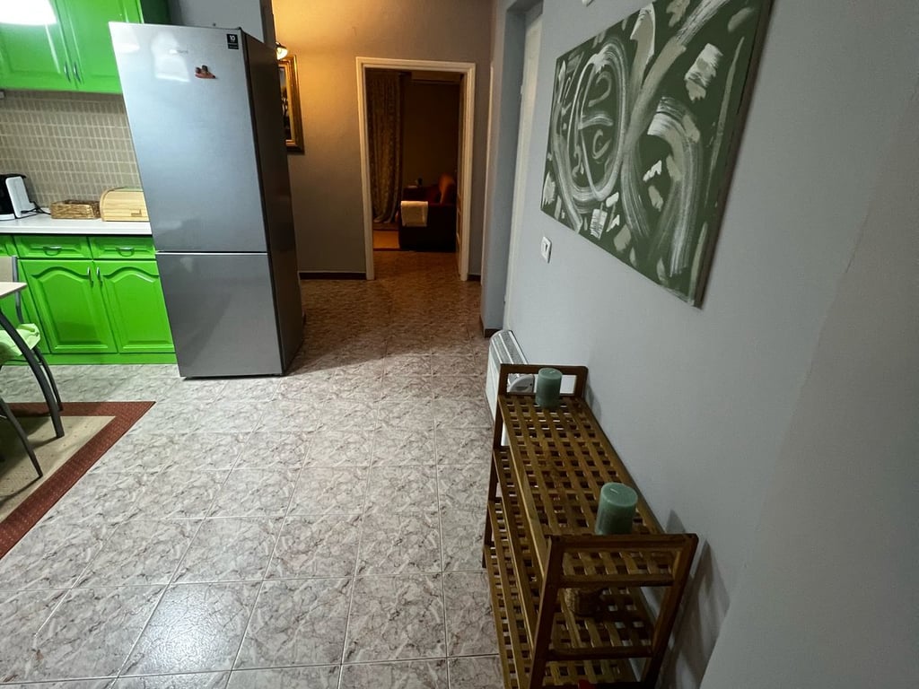 An apartment is for rent in the Center.